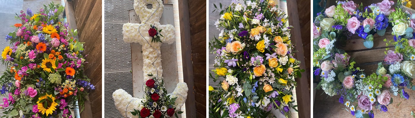 Funeral flowers from Cooke & Thomas in Market Drayton