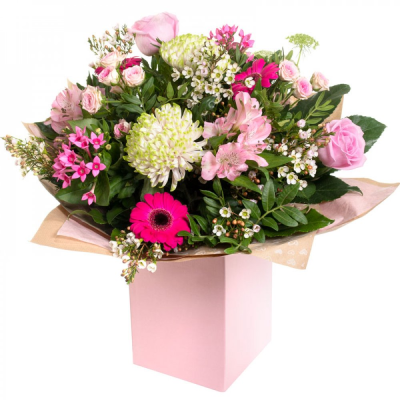 Eternal Charm - What could be more perfect than this fabulous collection of quality flowers hand-tied and delivered in water.